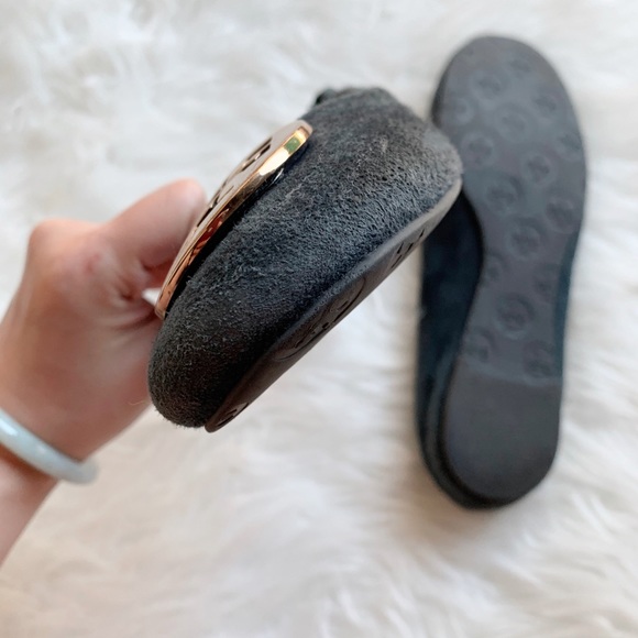 Tory Burch Navy flat SZ 8 - Picture 4 of 6